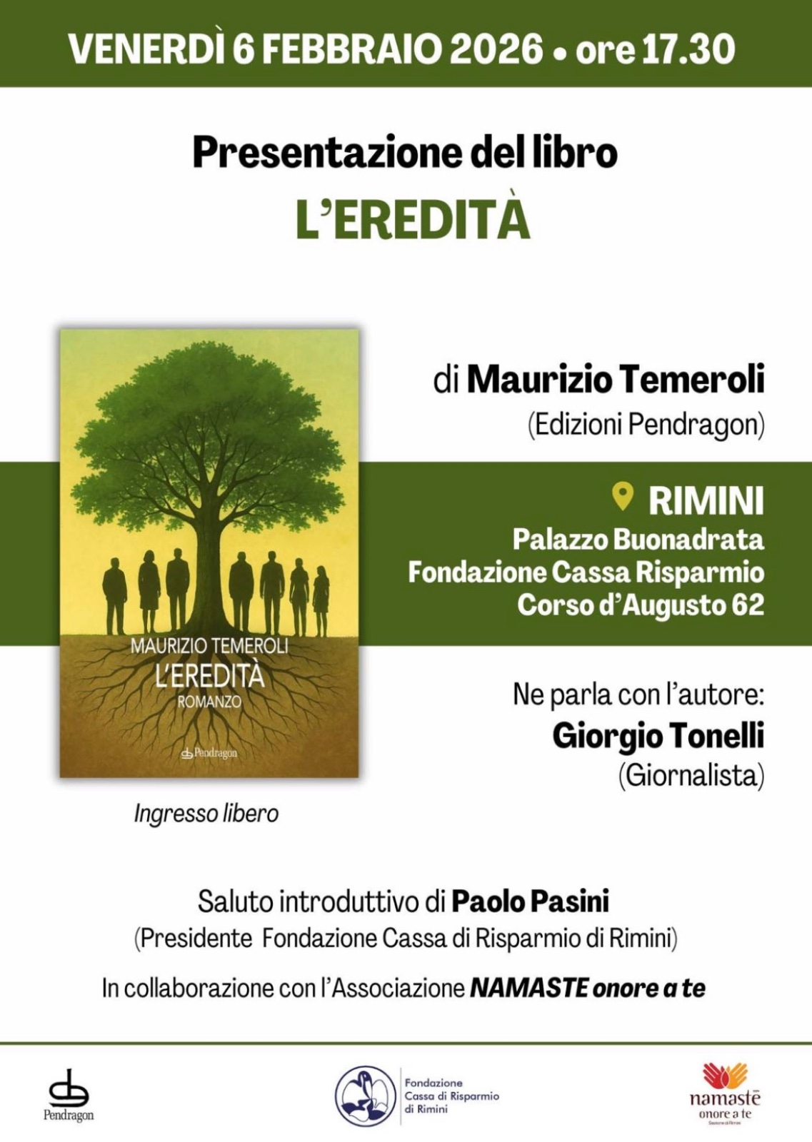 Maurizio Temeroli presenta il libro L'Eredità